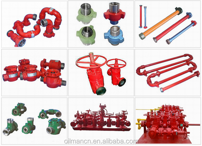 Uni&atilde;o do martelo do figo 200 de Rig Wellhead Assembly Fig 100 da perfura&ccedil;&atilde;o para a explora&ccedil;&atilde;o do petr&oacute;leo 3