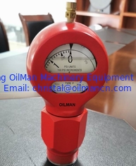 Tipo D Modelo 7 Medidor de pressão da bomba de lama 2"LPT Fig.1502 Conexão masculina 0-6000 psi