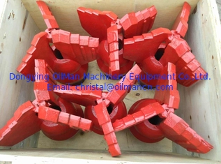 2"- 17 1/2 "Poço de água de perfuração Carbide inserir 3 lâminas asas Tipo passo Drag Bit