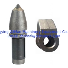 Material do carboneto de tungstênio 42CrMo dos dentes da bala do eixo helicoidal de BTK03 25mm