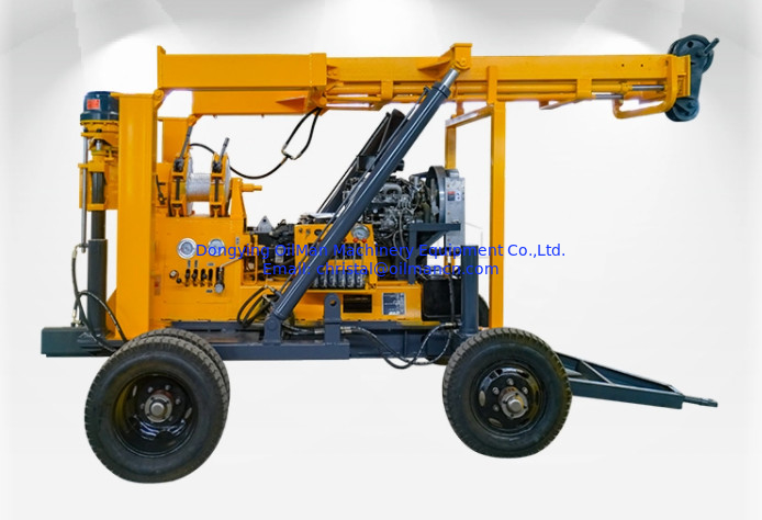 equipamento de perfuração rodado XYX-3 móvel profundo do núcleo de 300m, caminhão portátil perfuração montada Rig Machine do poço de água