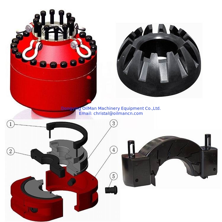 Elemento de embalagem BOP anulado API e embalagens BOP RAM Top Seals Seal Front Seal Face Seal